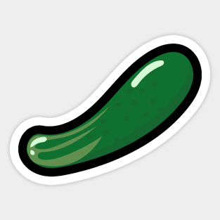 Cucumber cartoon style Sticker